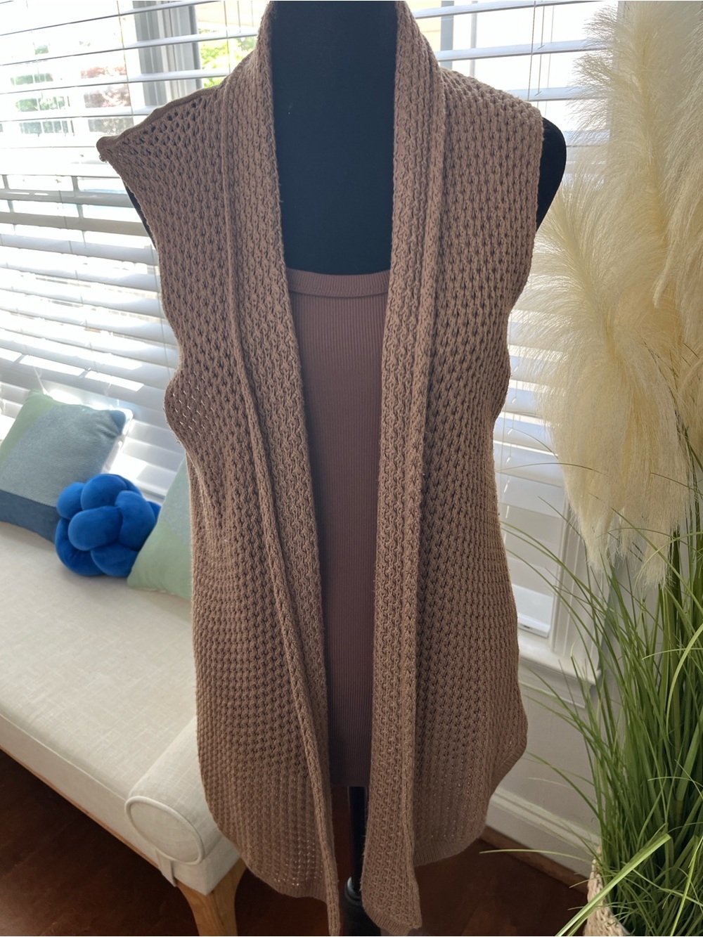 croft & barrow Sleeveless Open-Front Cardigan Vest - with 3 NWT tanks